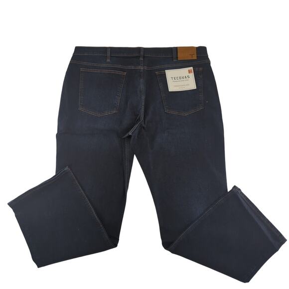 Tecovas Men's Premium Relaxed Dark Wash Denim Jeans 42X32 - Picture 5 of 10